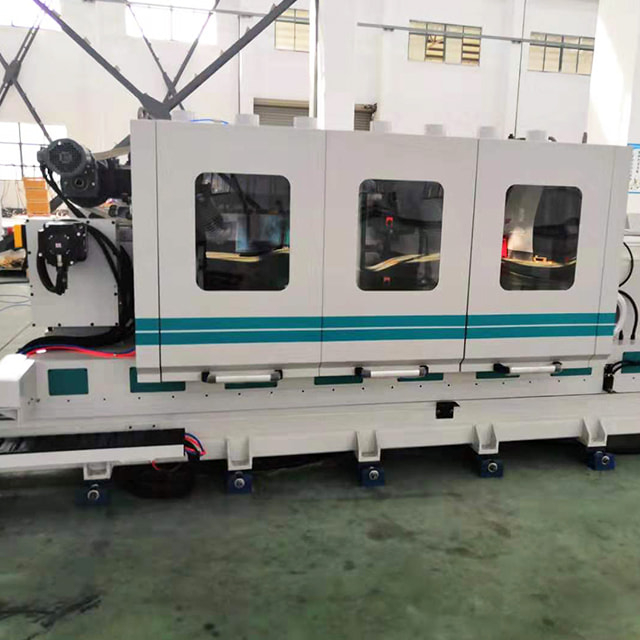 Fish-bone floor CNC slotting machine