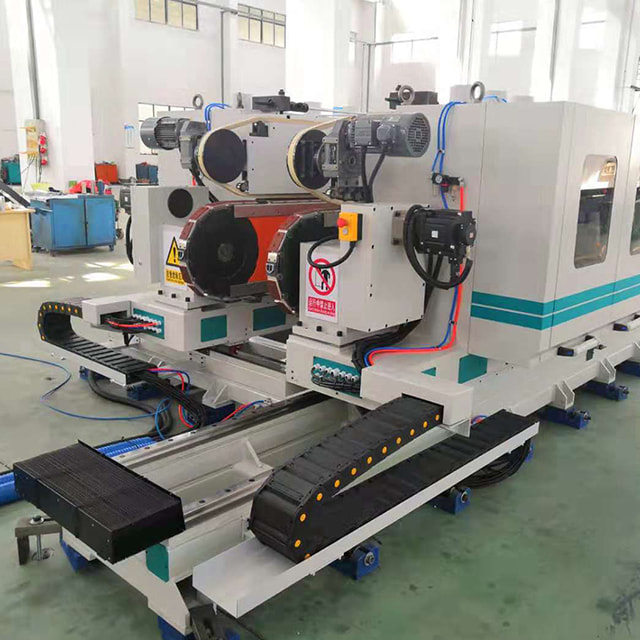 Fish-bone floor CNC slotting machine