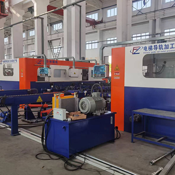 Elevator guide rail metal processing automatic production line