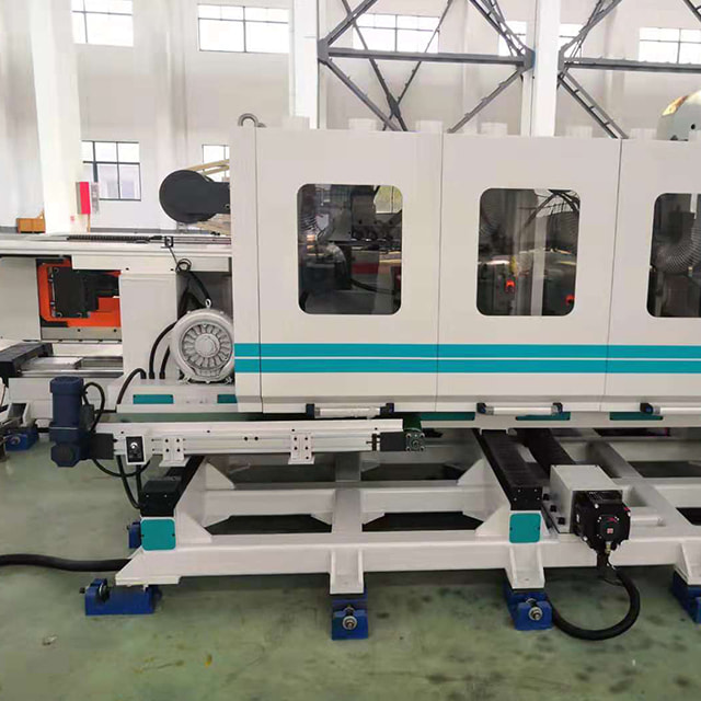 Fish-bone floor CNC slotting machine